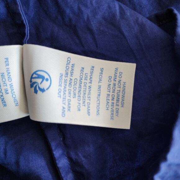 Boden Dress Womens Size 10 Imperial Blue Althea Crocheted Eyelet Lace 10R - Picture 10 of 10